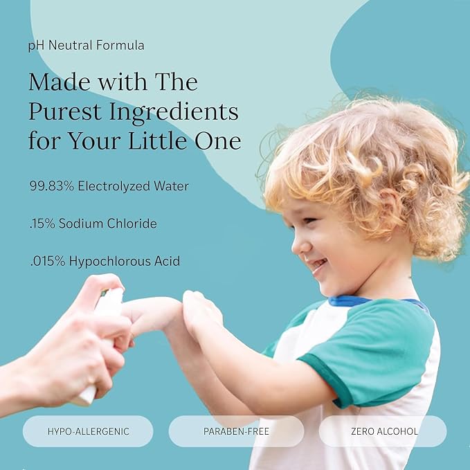 Infant & Toddler Hand Cleanser | HOCl Spray | 2 oz