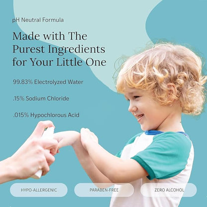 Infant & Toddler Hand Cleanser | HOCl Spray | 2 oz